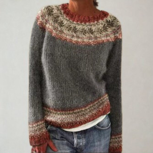 Comfortable Knit Jumper in Soft Cotton for Everyday Wear