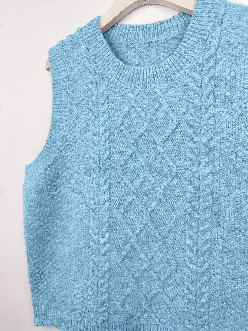Cable-Knit Sweater Vest | Cozy Knitwear | Casual Layering Essential