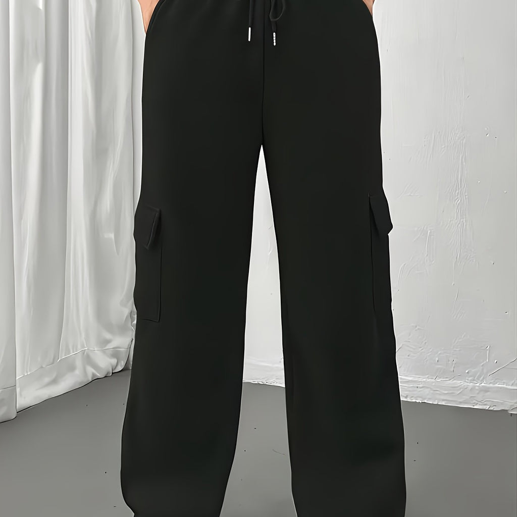 Relaxed Cargo Joggers for Women | Soft Cotton Blend | Casual Everyday Wear