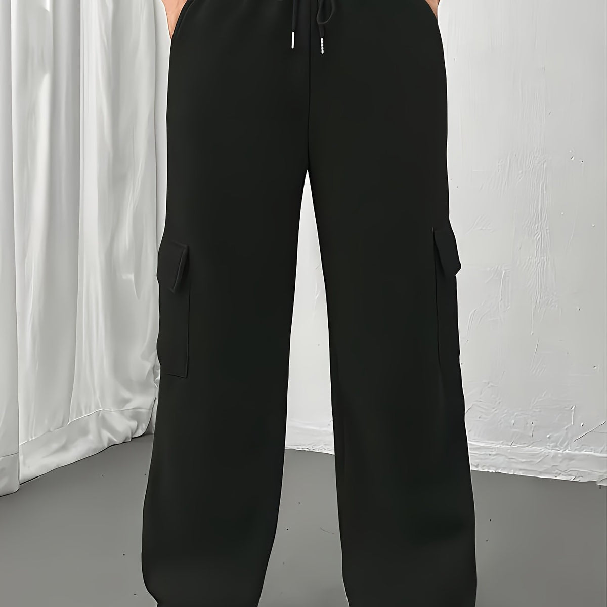 Relaxed Cargo Joggers for Women | Soft Cotton Blend | Casual Everyday Wear