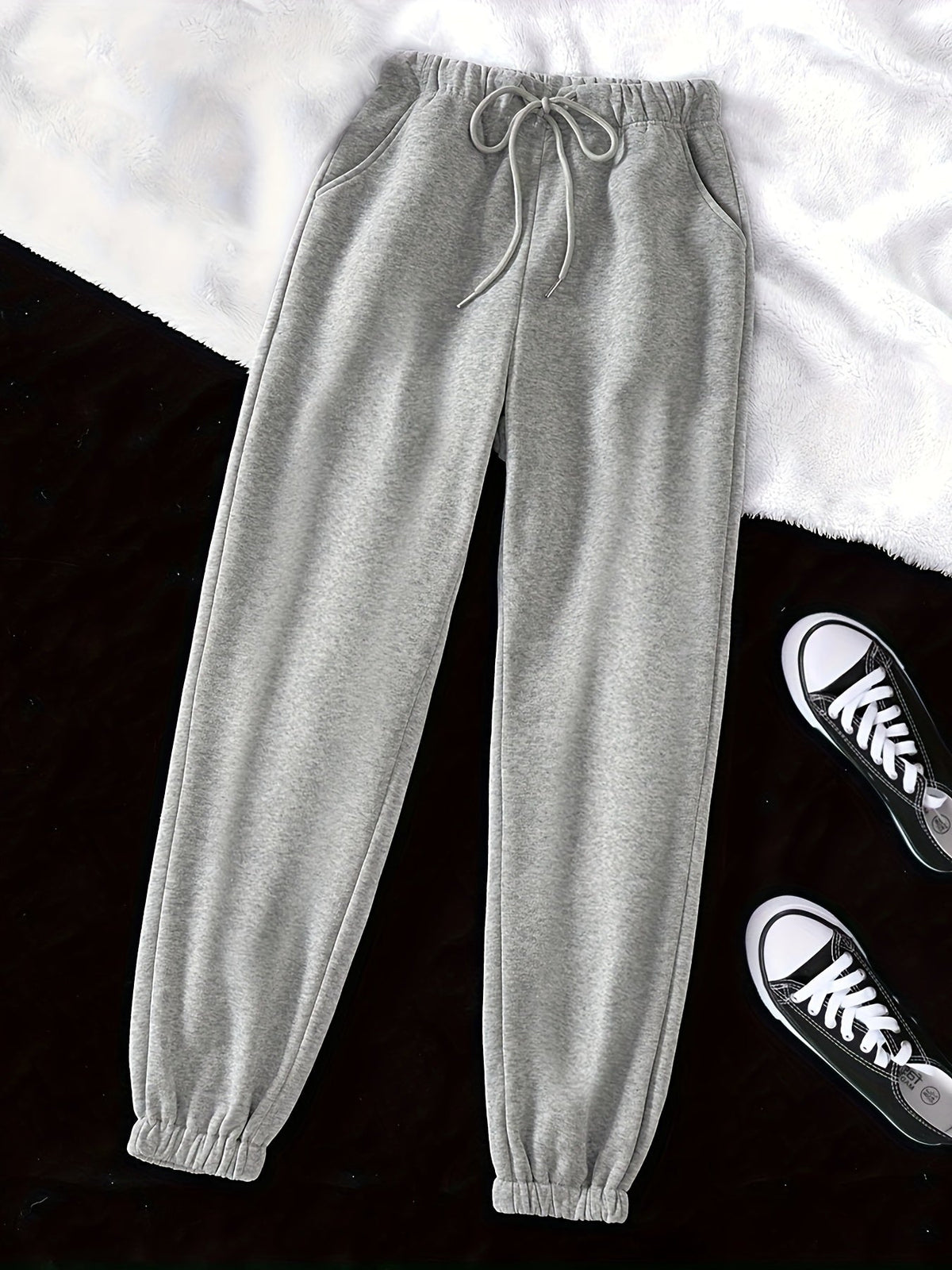 Relaxed Drawstring Joggers for Women | Soft Cotton Blend | Casual Wear