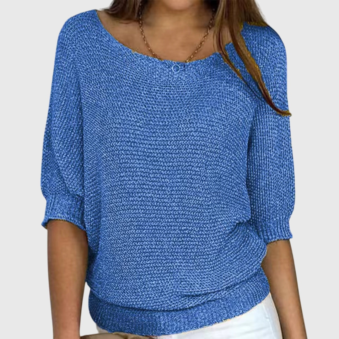 Elegant Knit Jumper - Soft Fabric, Chic Design for Casual Wear