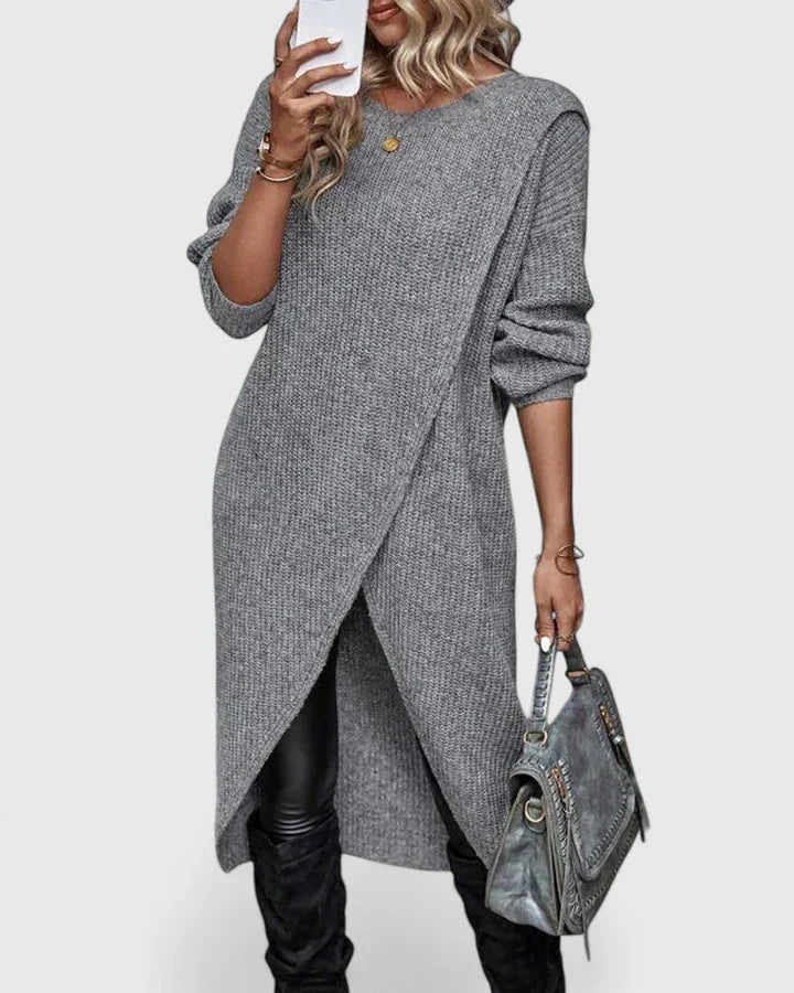Elegant Jumper Dress in Soft Fabric for Casual and Semi-Formal Wear