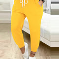 Tapered Drawstring Joggers for Women | Soft Cotton Blend | Casual Wear
