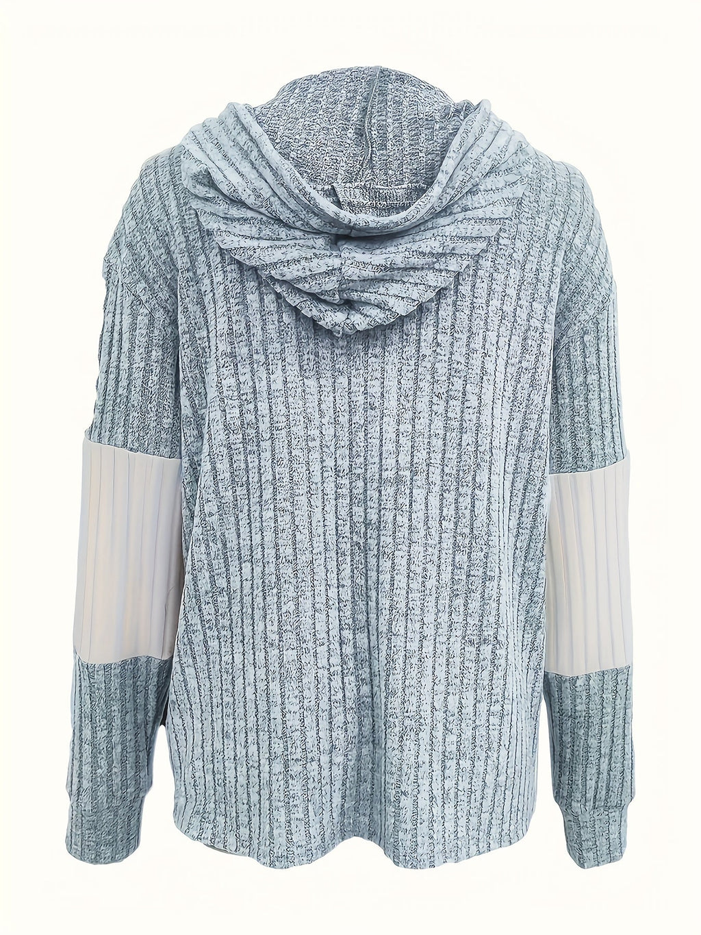 Cozy Color-Block Zip-Up Hoodie for Women | Casual Warmth and Comfort