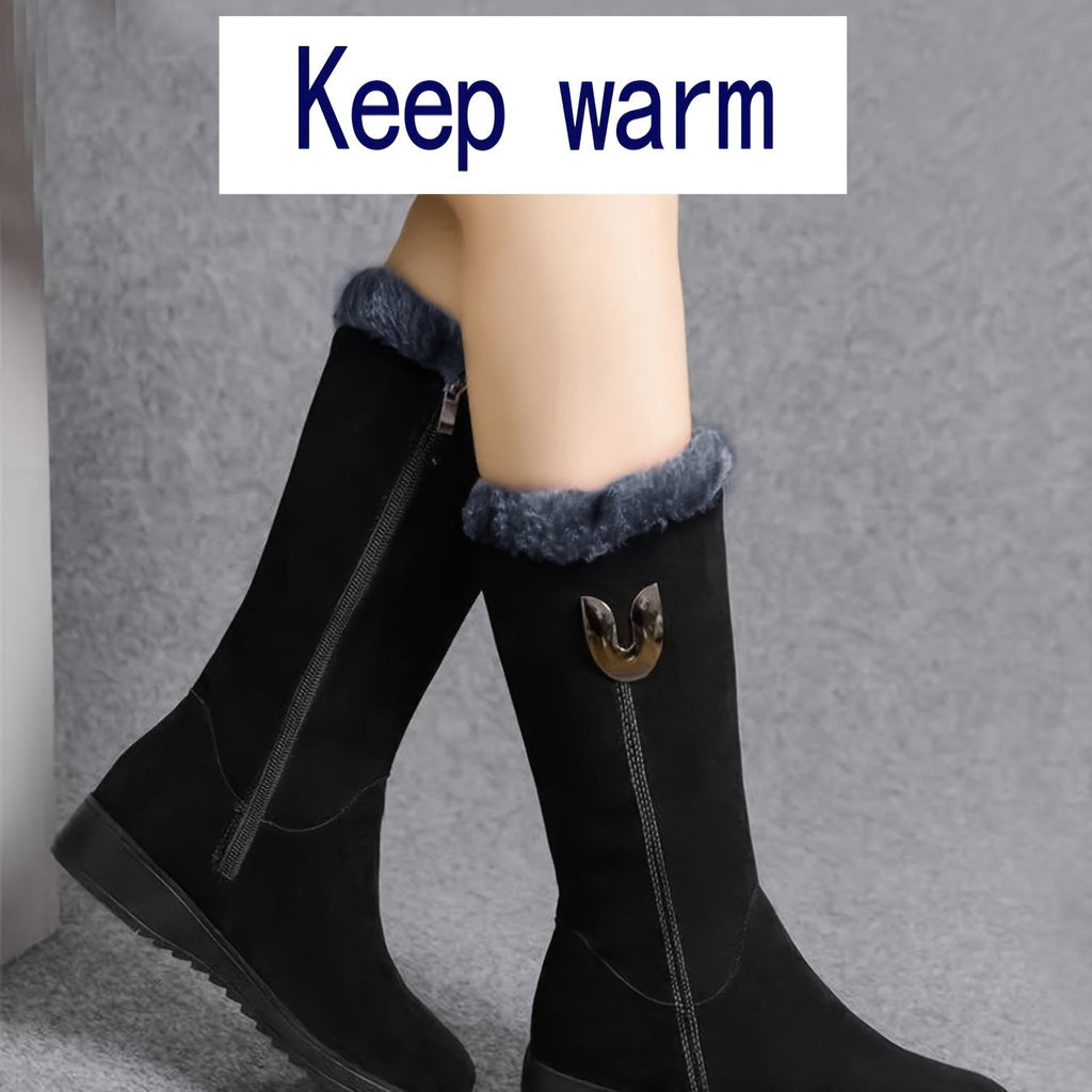 Cozy Cuffed Winter Boots for Women | Insulated Waterproof Design