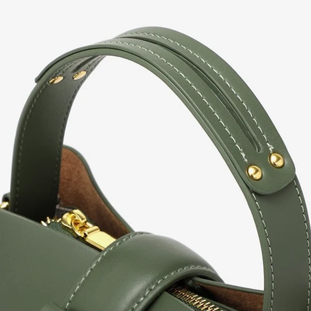 Genuine Leather Bucket Shoulder Bag Women UK – Everyday Tote for Workwear, Smart Casual