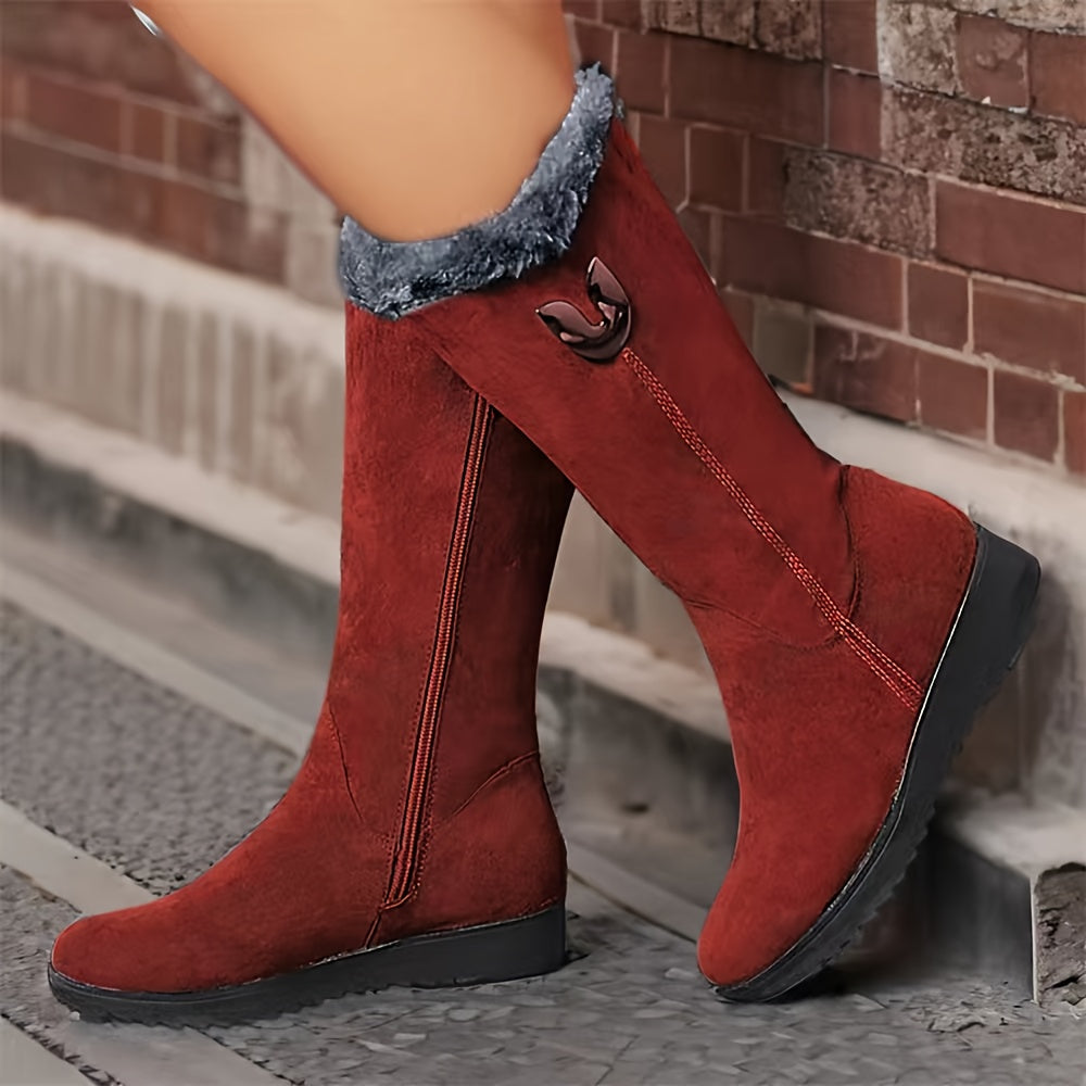 Cozy Cuffed Winter Boots for Women | Insulated Waterproof Design