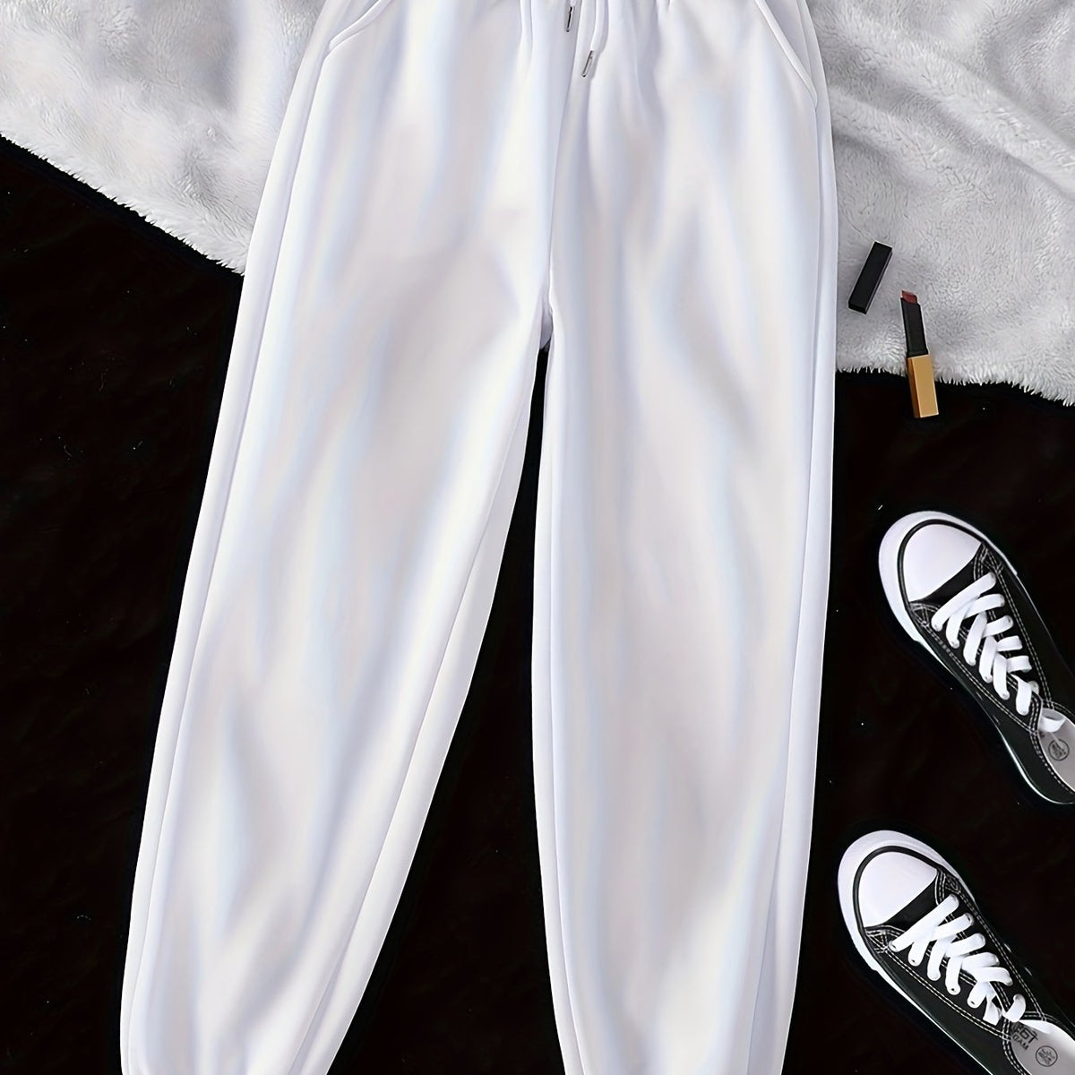 Relaxed Drawstring Joggers for Women | Soft Cotton Blend | Casual Wear