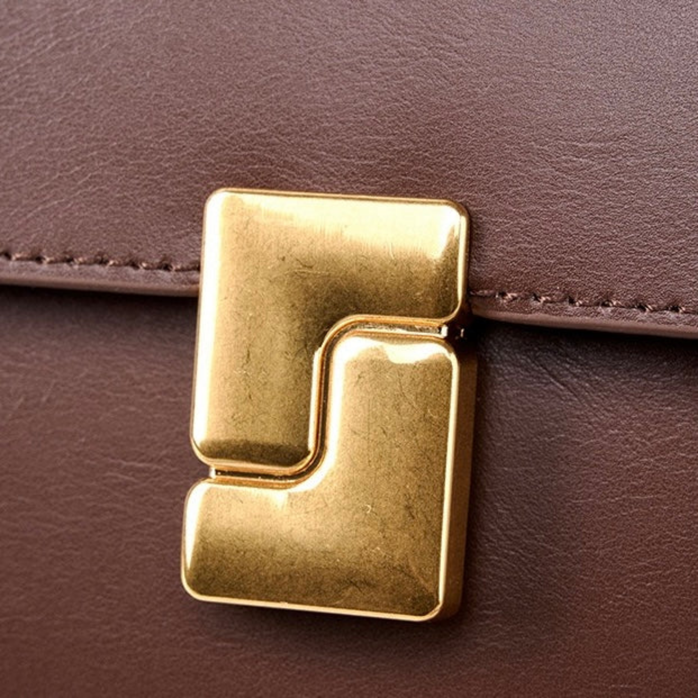 Brown Genuine Leather Shoulder Box Bag Women UK – Crossbody Everyday Use, Smart Casual Accessory