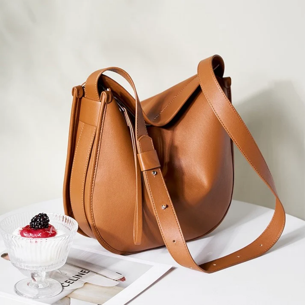 Brown Genuine Leather Tote Bag Women UK – Stylish Durable Handbag, Everyday Use & Smart Casual