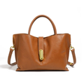 Brown Genuine Cowhide Crossbody Tote Bag Women UK – Leather Handbag for Everyday Use, Smart Casual & Workwear