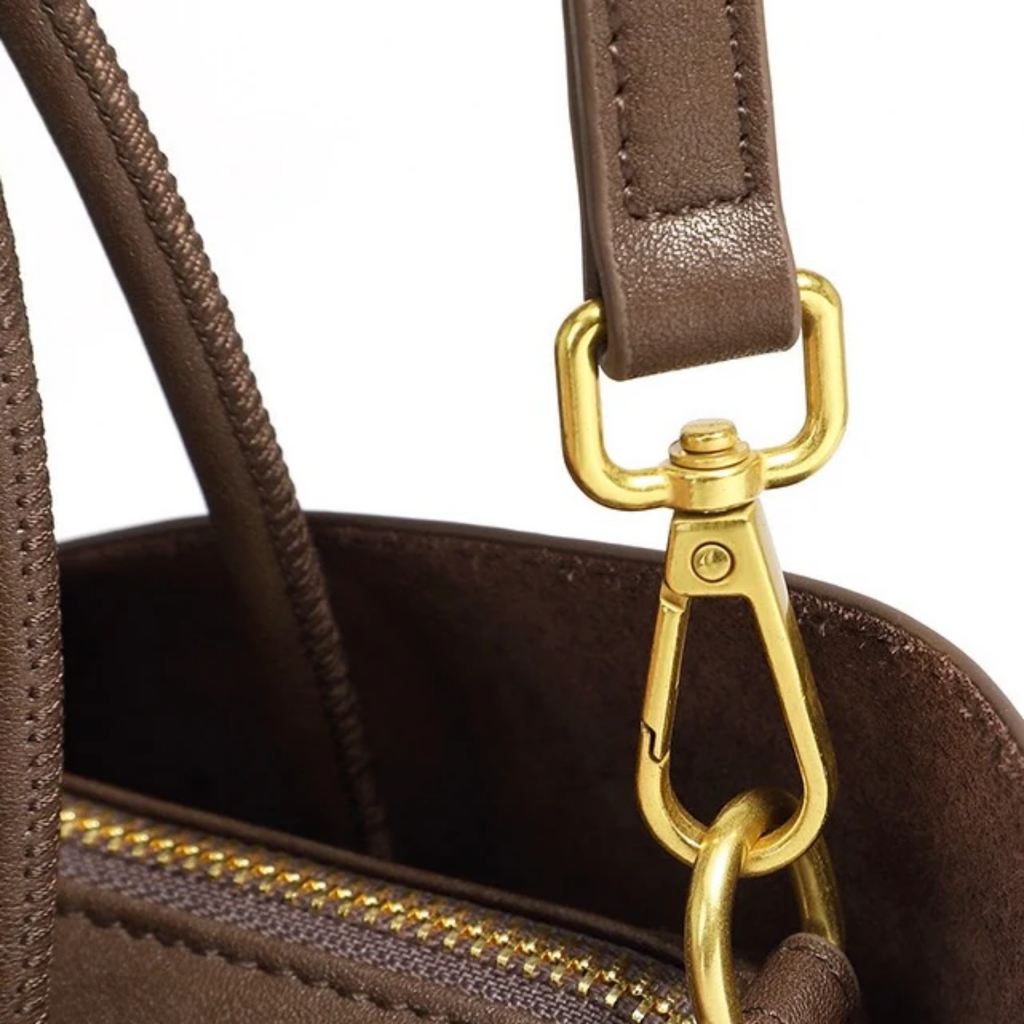 Brown Genuine Cowhide Crossbody Tote Bag Women UK – Leather Handbag for Everyday Use, Smart Casual & Workwear