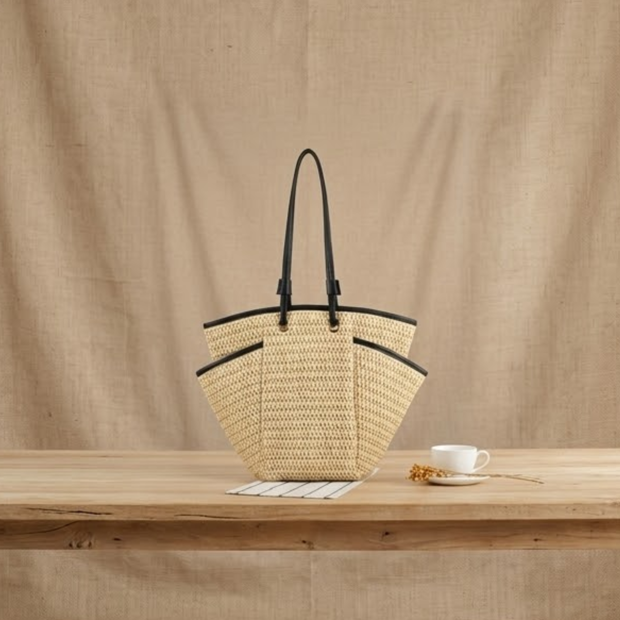 Sustainable Straw Beach Shoulder Bag Women UK – Eco-Friendly Accessory for Summer Outings, Holiday Wear