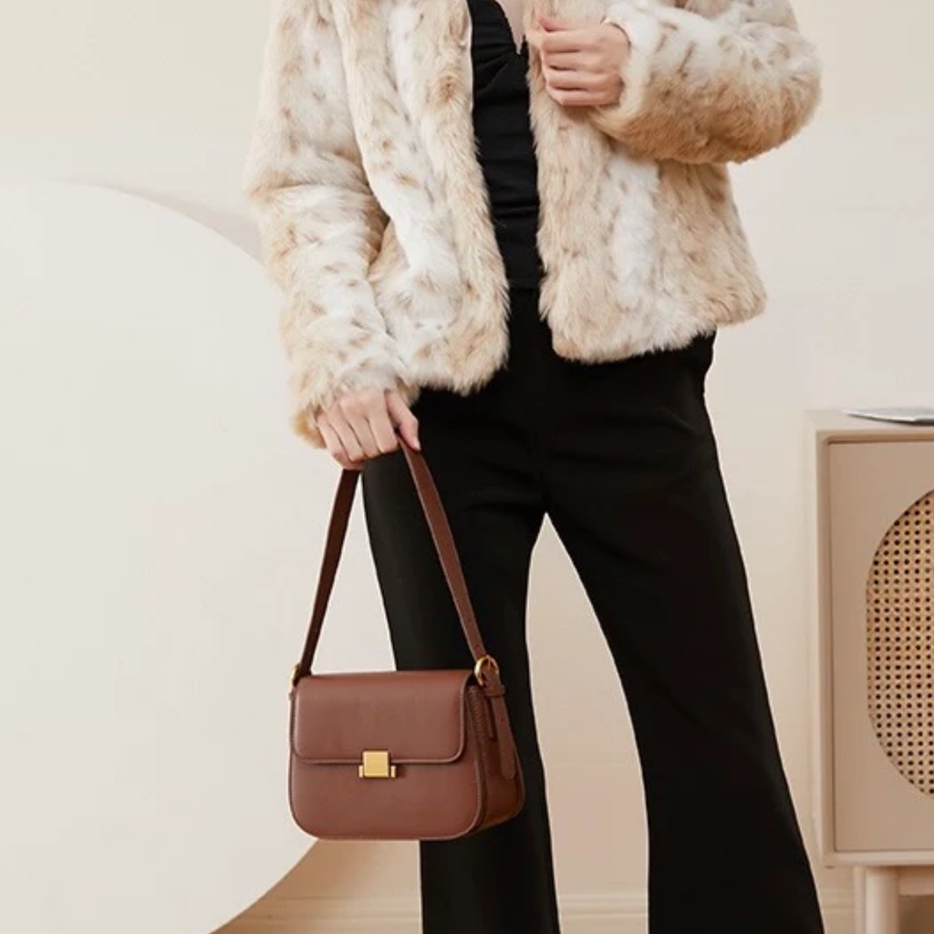 Brown Genuine Leather Crossbody Shoulder Bag Women UK – Stylish Everyday Use, Smart Casual
