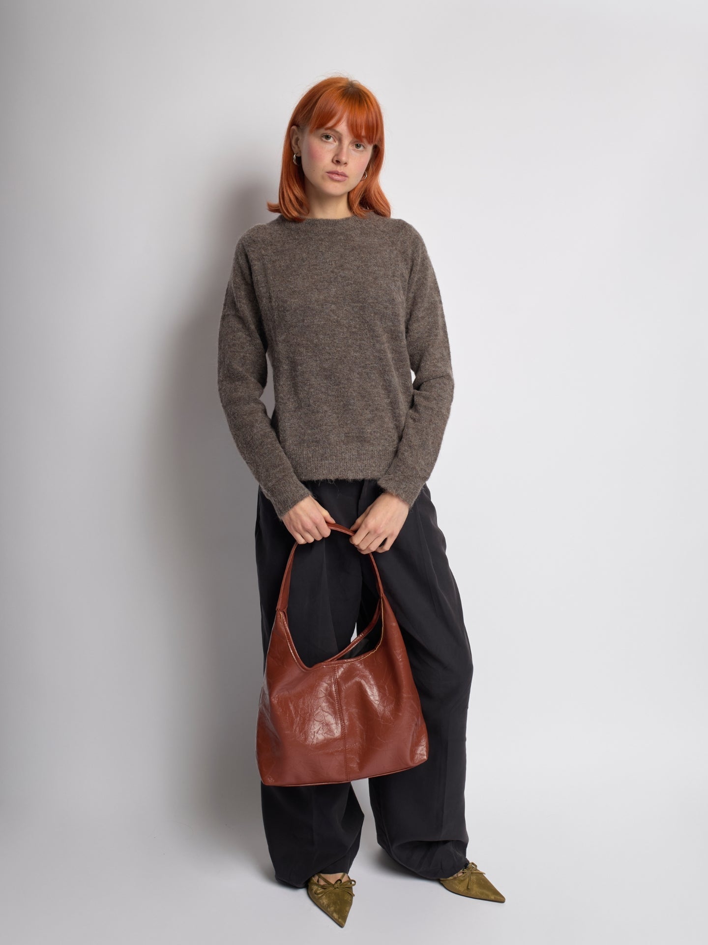 Black Distressed Vegan Leather Tote Bag Women UK – Stylish Durable Everyday Use, Smart Casual Office