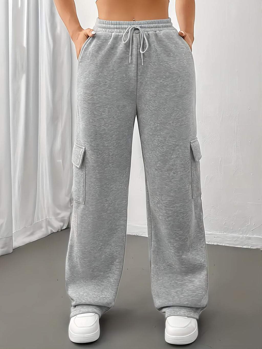 Relaxed Cargo Joggers for Women | Soft Cotton Blend | Casual Street Style