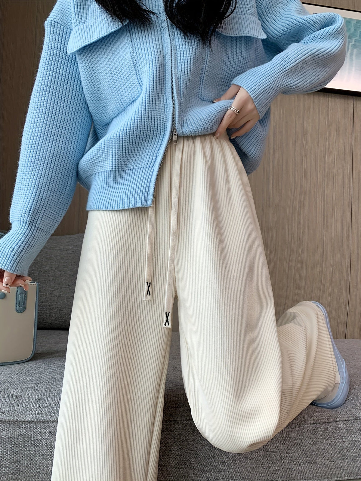 Cozy Wide-Leg Lounge Pants | Soft Fabric | Casual Everyday Wear