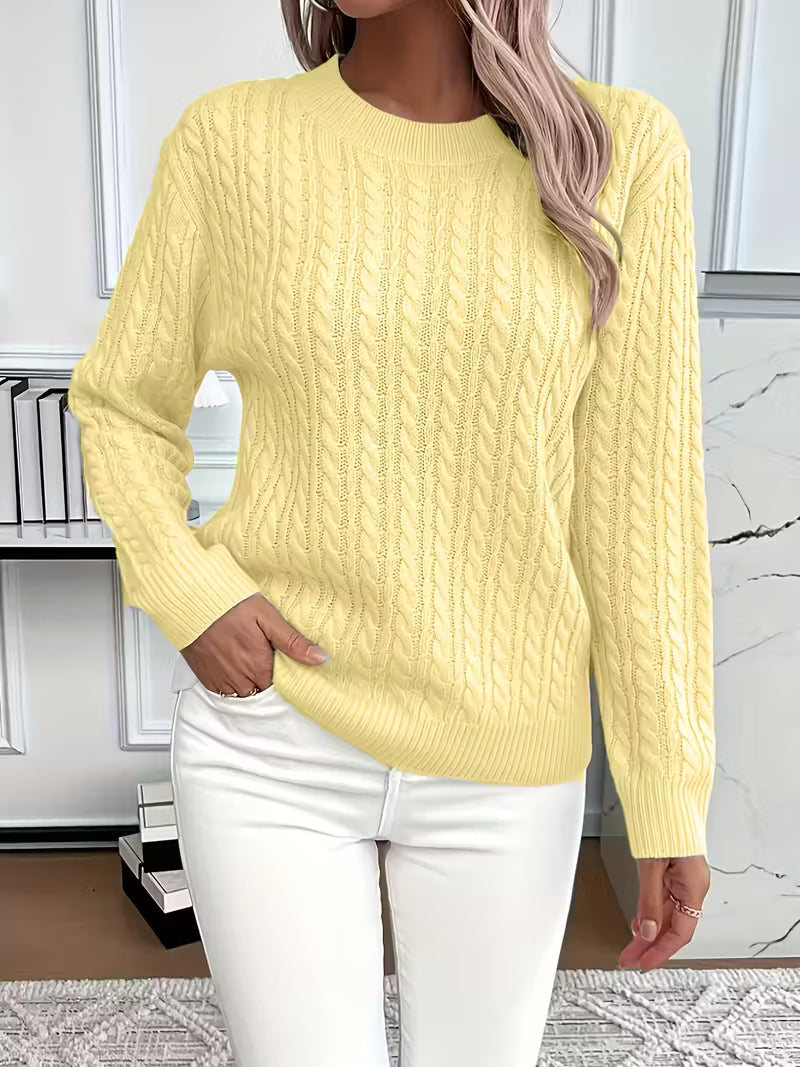 Comfortable Knit Jumper for Everyday Wear - Soft Cotton Blend Sweater