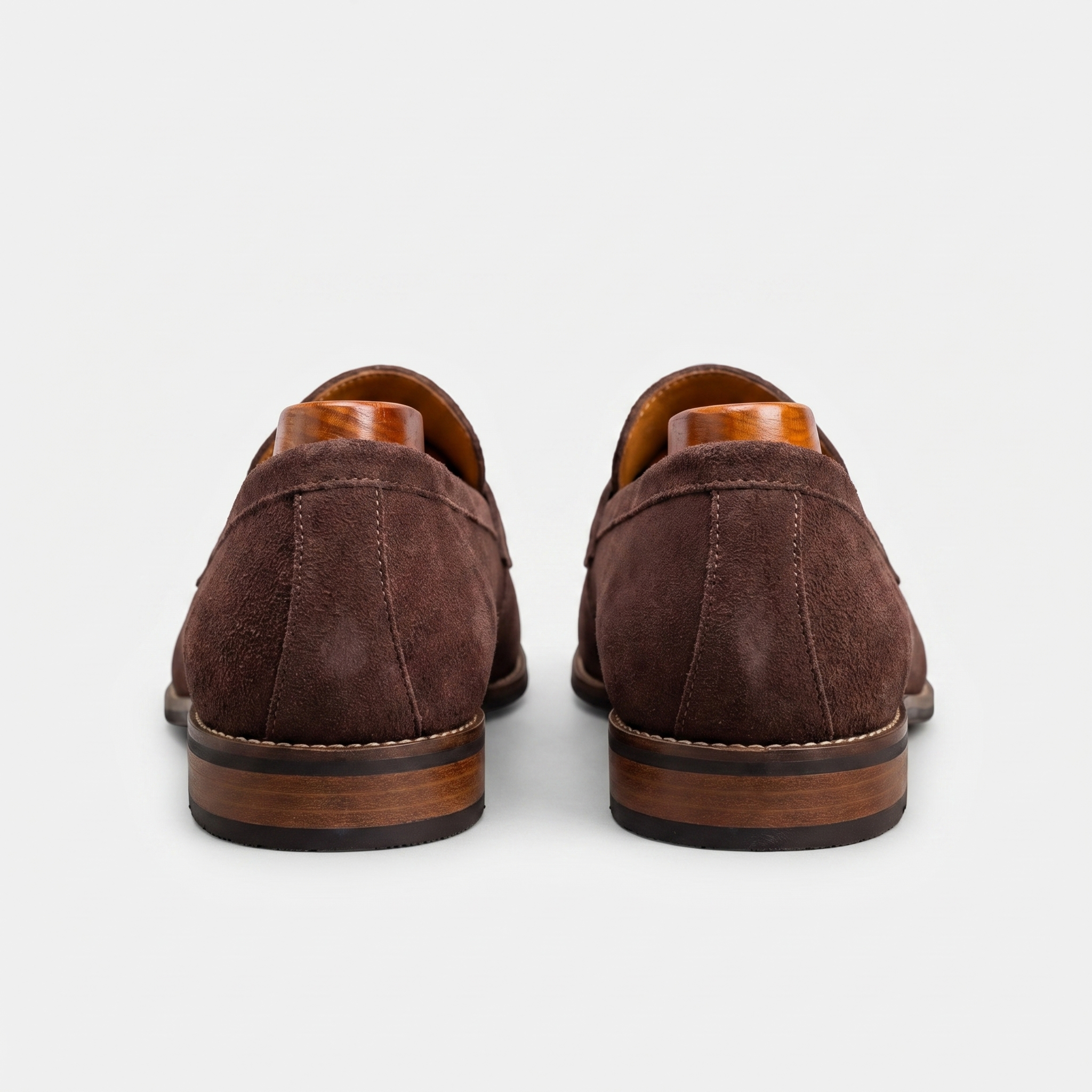 Classic Leather Penny Loafers for Men - Casual Dress Shoes for Everyday Wear