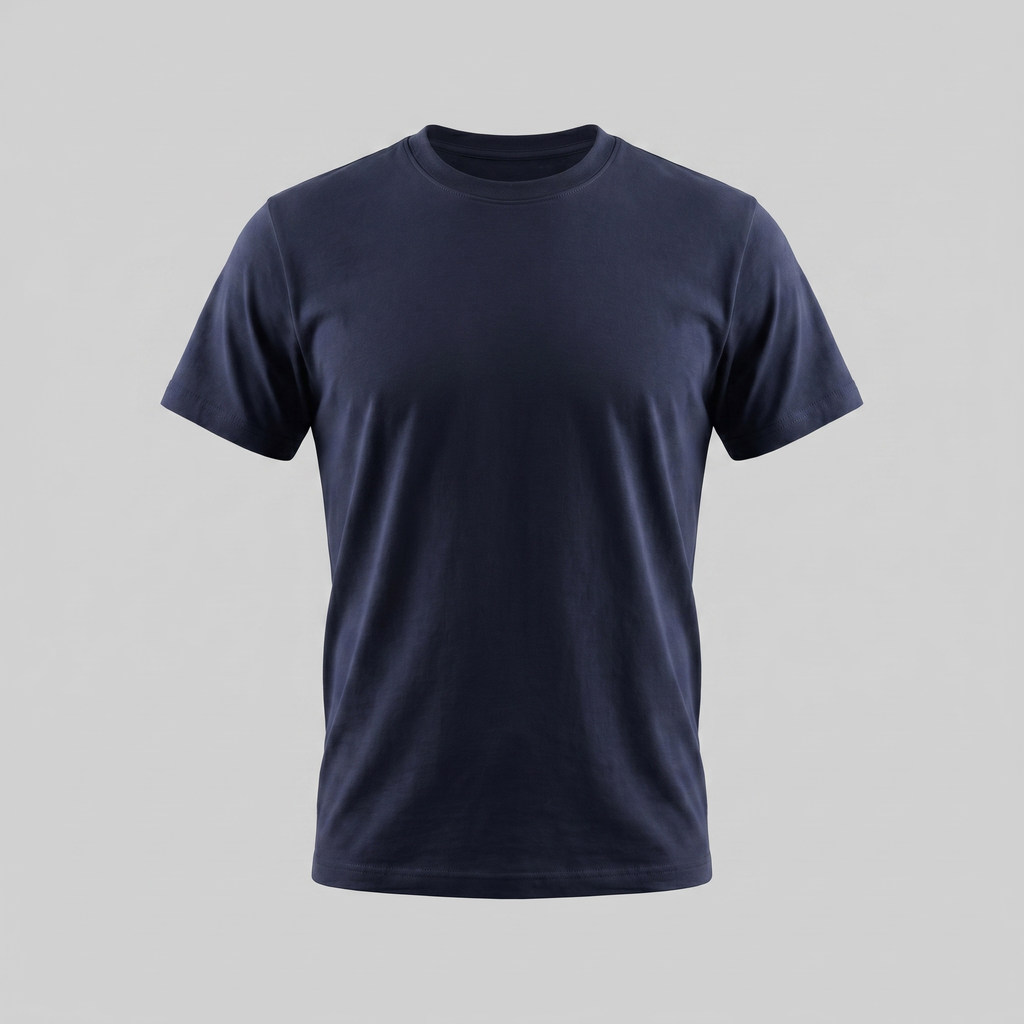 Classic Men's Crewneck T-Shirt - Soft Cotton Fabric - Casual Everyday Wear