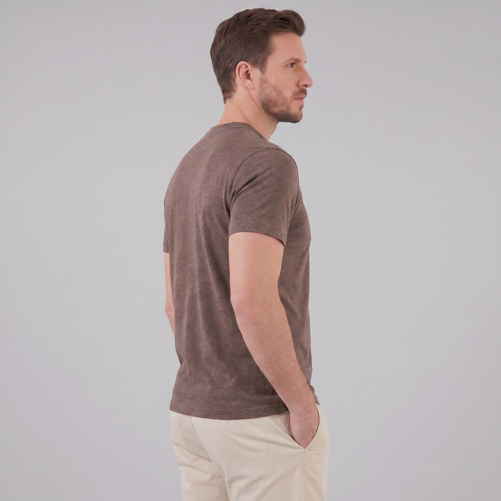 Classic Men's Crewneck T-Shirt - Soft Cotton Fabric - Casual Everyday Wear