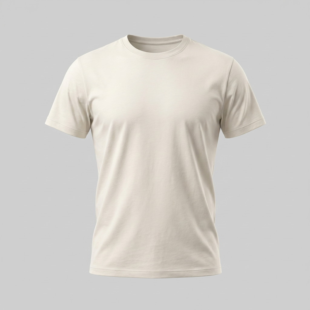 Classic Men's Crewneck T-Shirt - Soft Cotton Fabric - Casual Everyday Wear