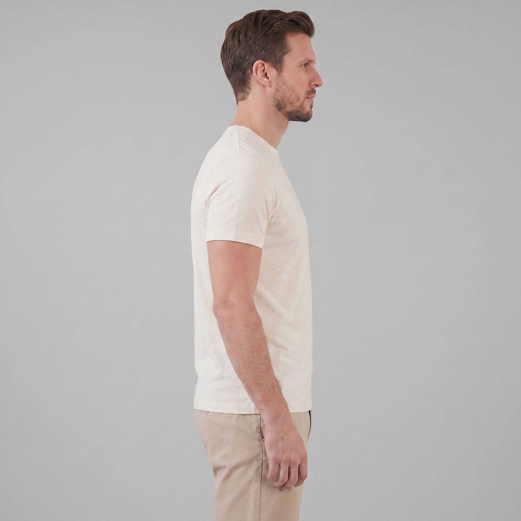Classic Men's Crewneck T-Shirt - Soft Cotton Fabric - Casual Everyday Wear