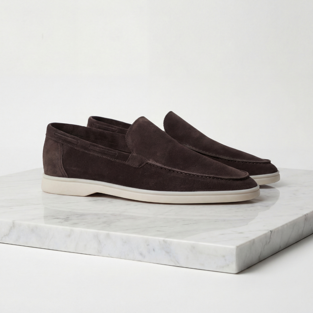 Classic Suede Loafers for Men - Casual Slip-On Shoes for Everyday Wear
