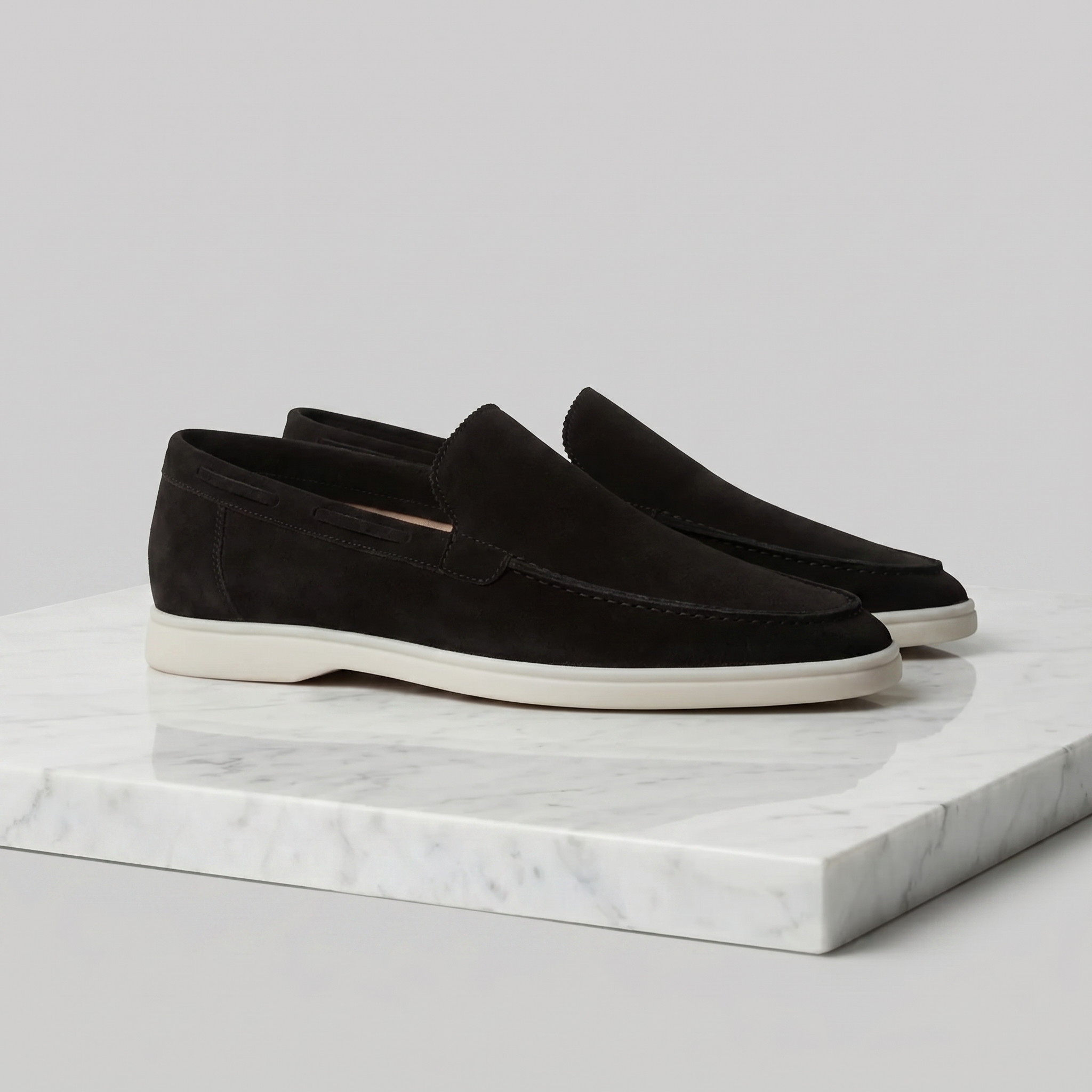 Classic Suede Loafers for Men - Casual Slip-On Shoes for Everyday Wear