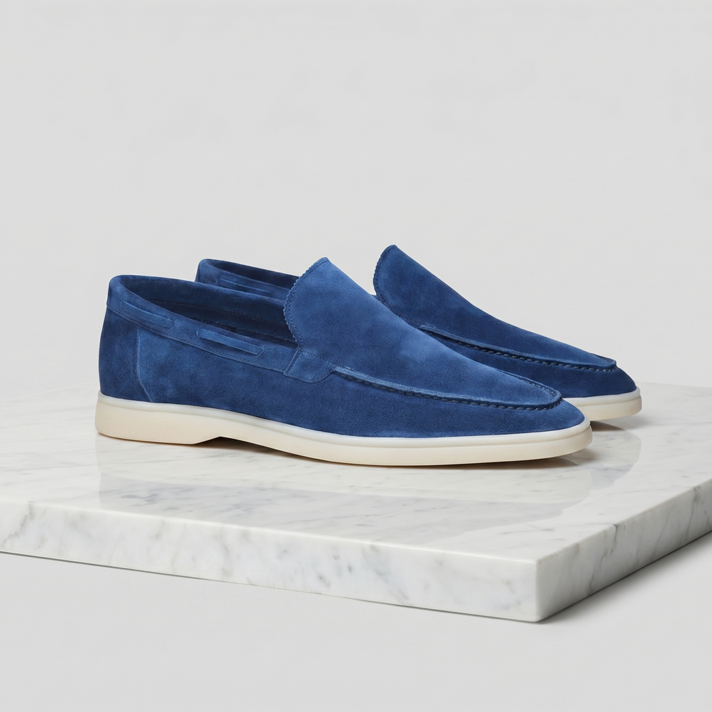 Classic Suede Loafers for Men - Casual Slip-On Shoes for Everyday Wear