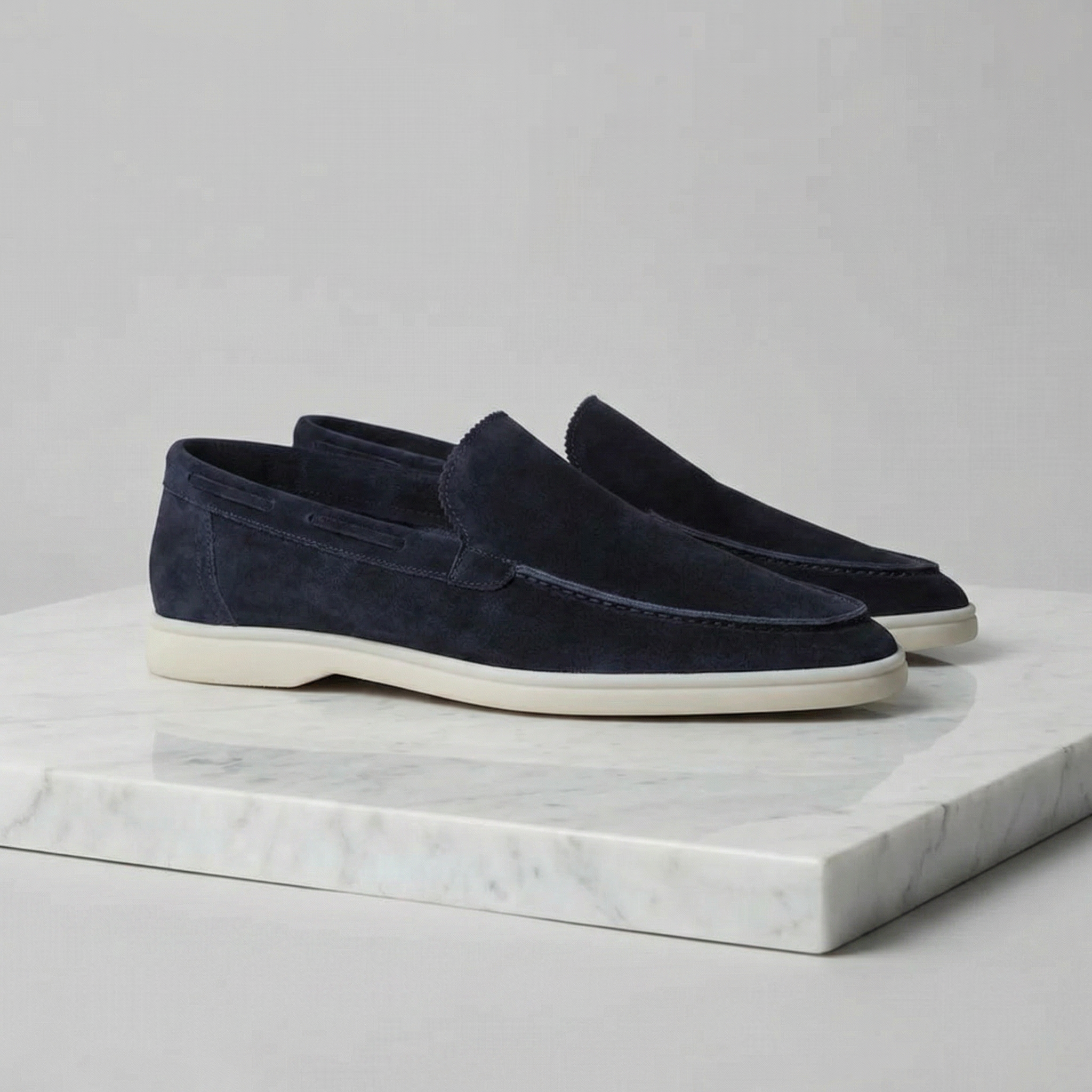Classic Suede Loafers for Men - Casual Slip-On Shoes for Everyday Wear