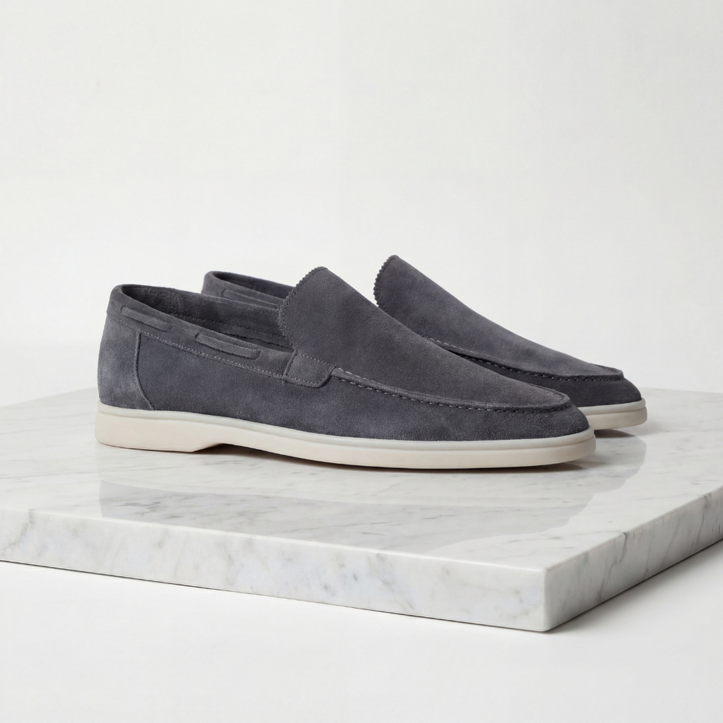 Classic Suede Loafers for Men - Casual Slip-On Shoes for Everyday Wear