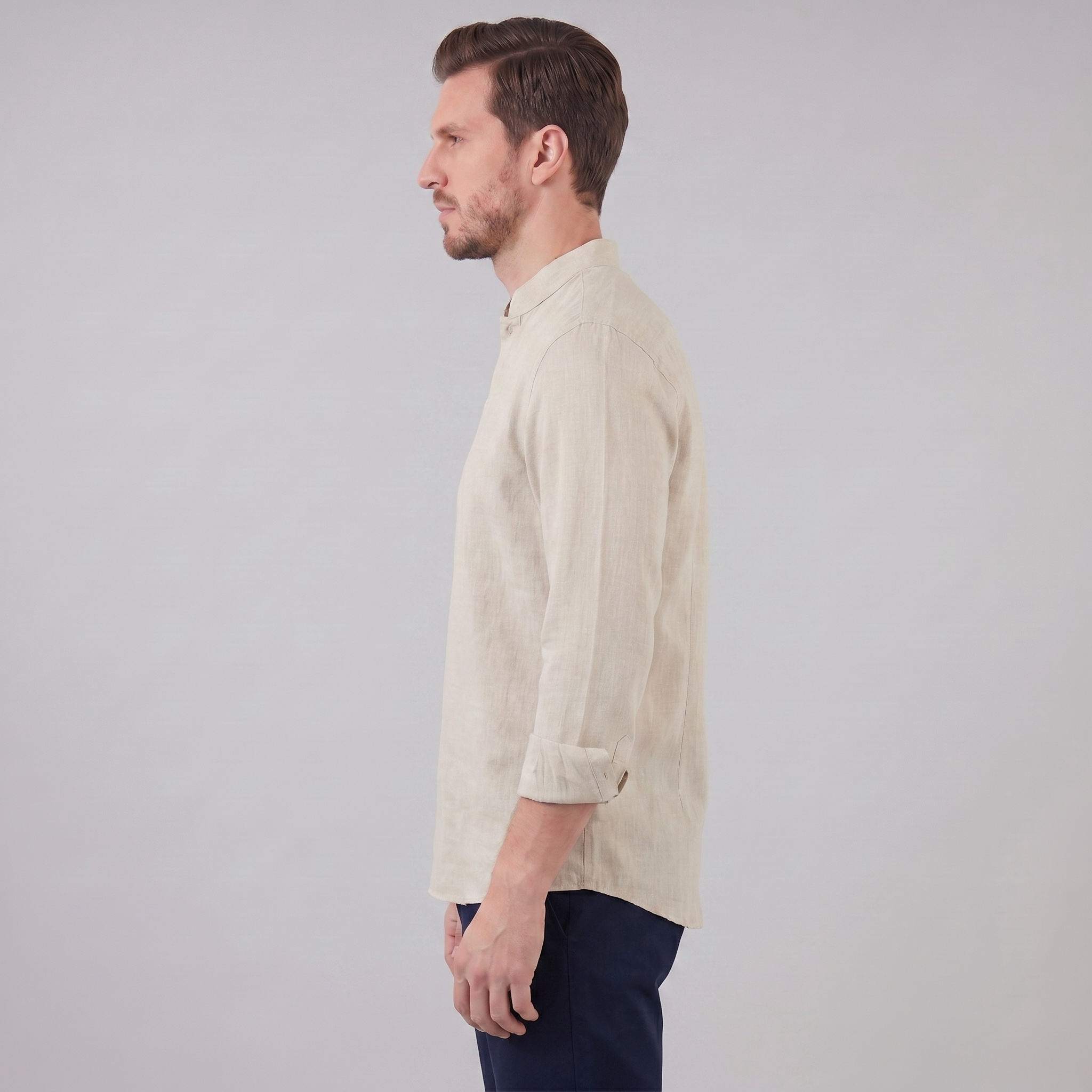 Classic Summer Shirt for Men - Lightweight Cotton, Casual Wear, Short Sleeve