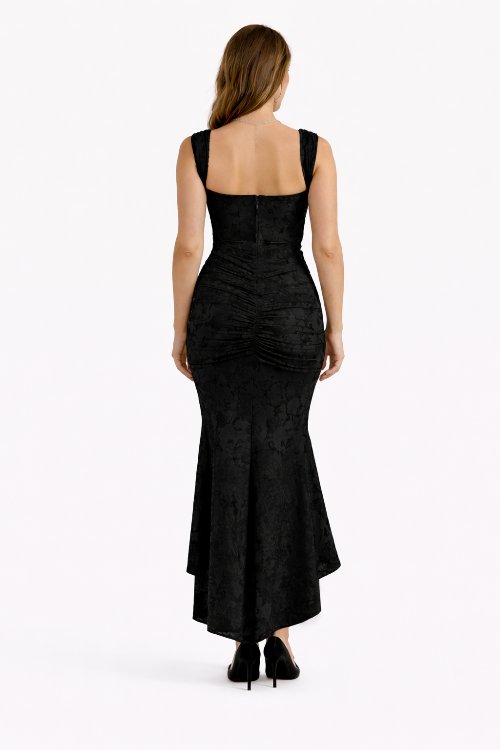 Luminous Neutral Satin Midi Dress Women UK – Evening Wear, Cocktail