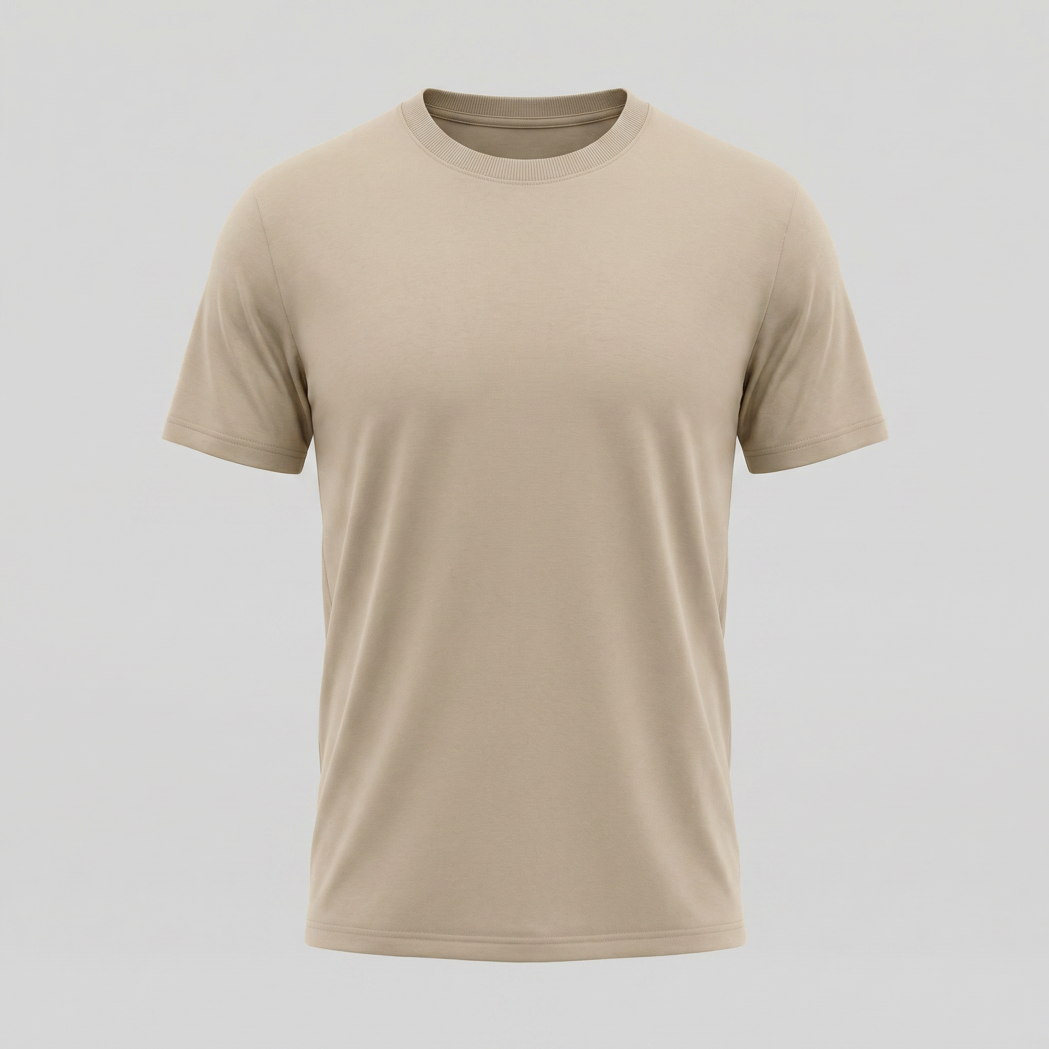 Elegant Short Sleeve T-Shirt for Men - Soft Cotton Casual Wear