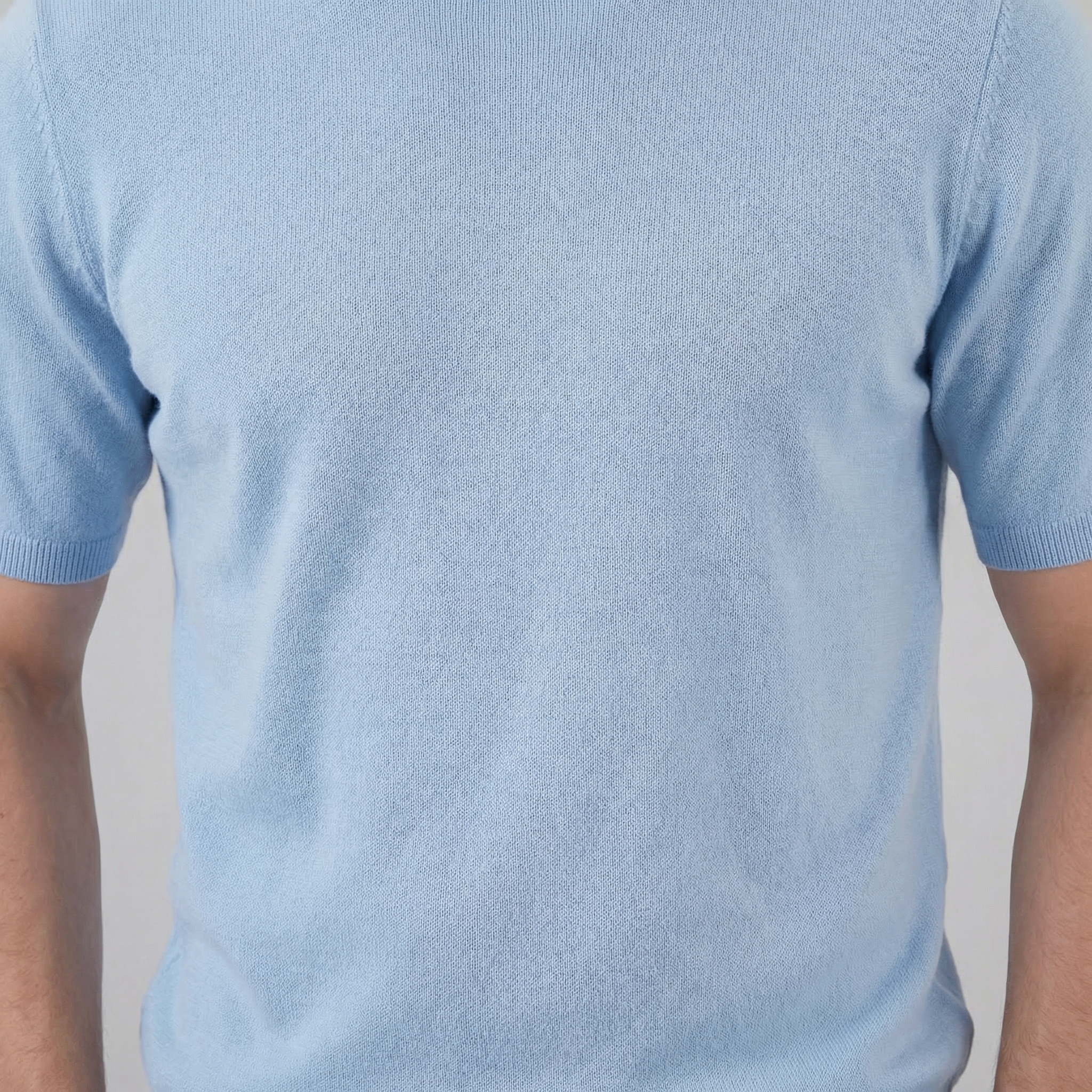 Elegant Short Sleeve T-Shirt for Men - Soft Cotton Casual Wear