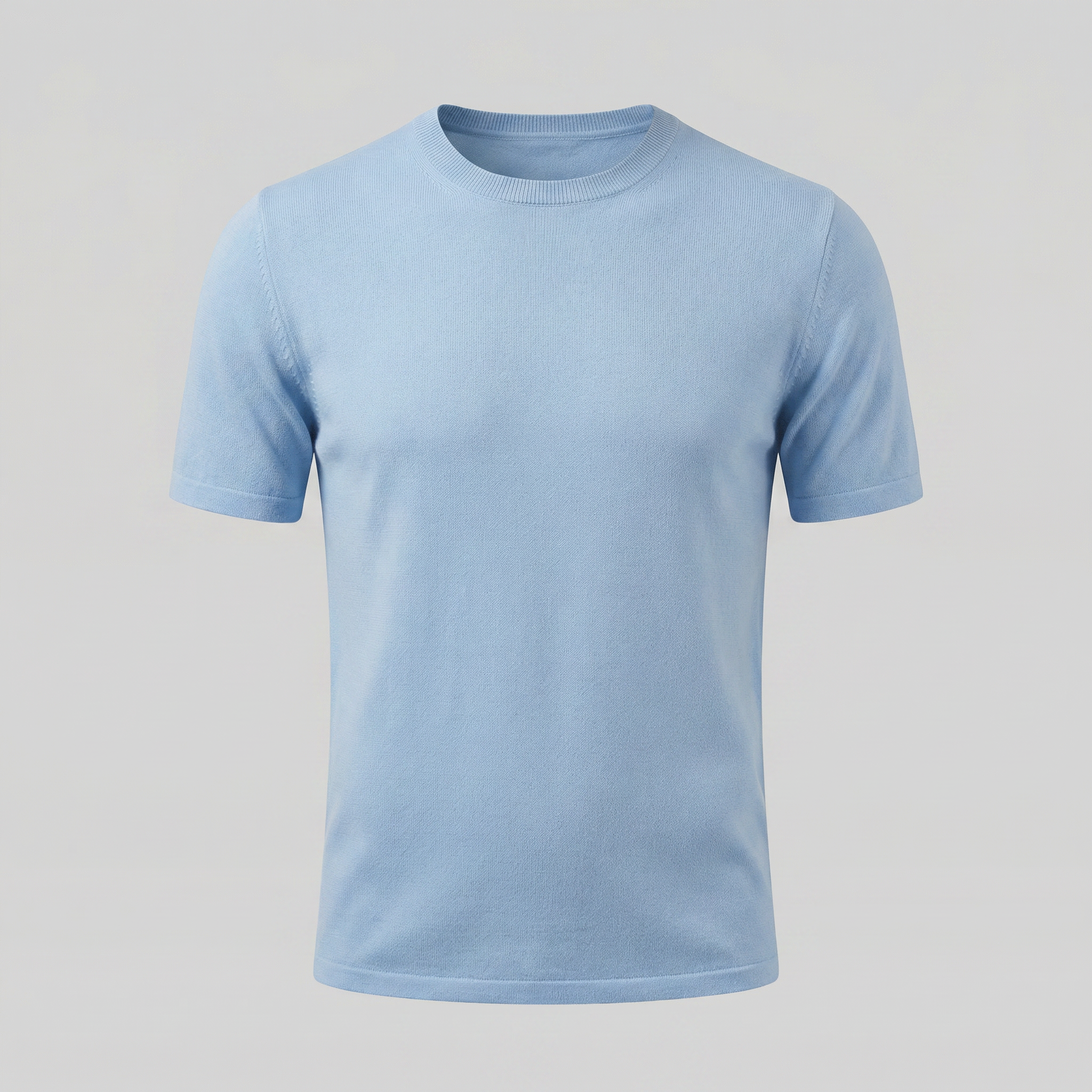 Elegant Short Sleeve T-Shirt for Men - Soft Cotton Casual Wear