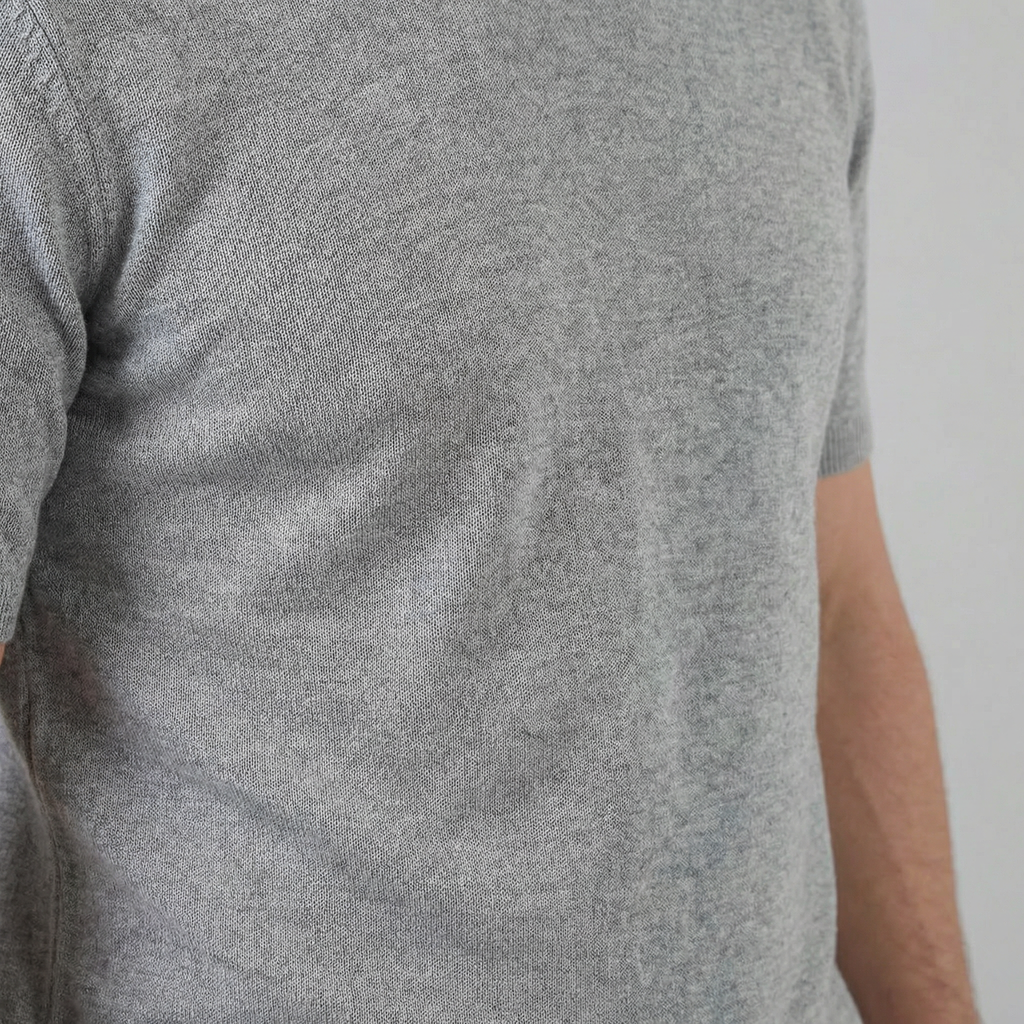 Elegant Short Sleeve T-Shirt for Men - Soft Cotton Casual Wear