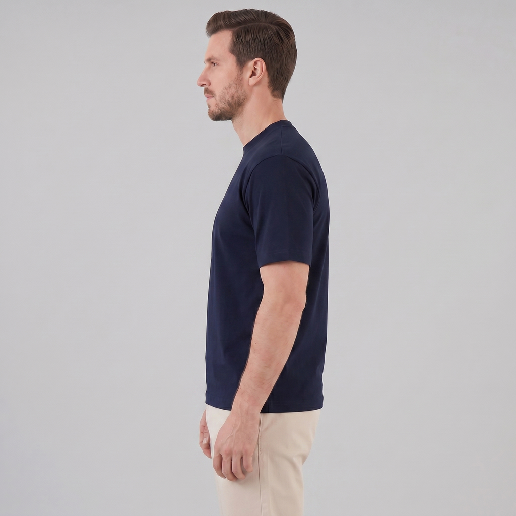 Heavyweight Cotton Oversized T-Shirt for Men - Casual Everyday Wear