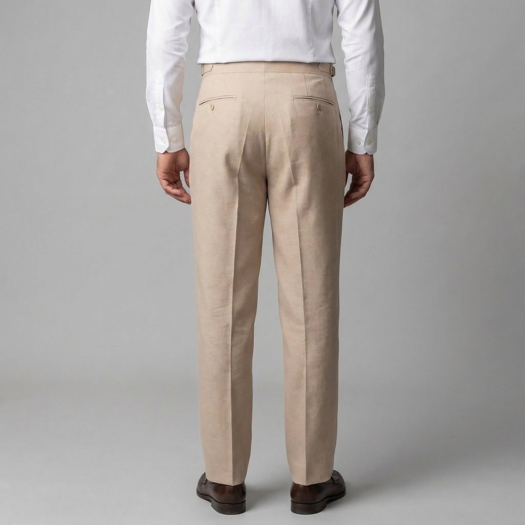 High-Waisted Straight-Leg Trousers for Men | Comfortable Casual Wear