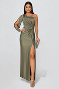 One-Shoulder Maxi Dress | Elegant Evening Gown | Formal Wear for Events