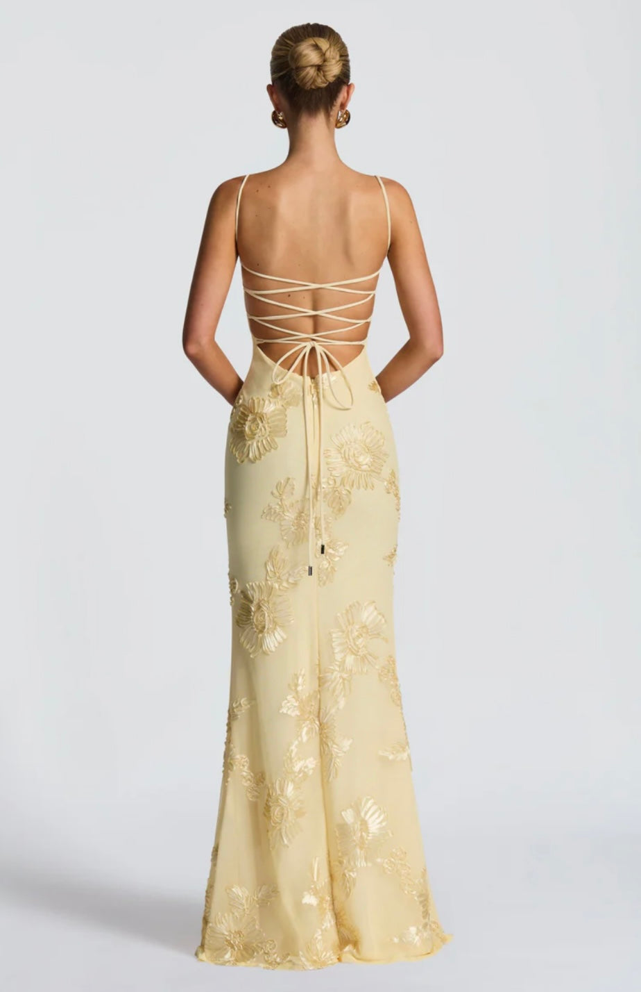 Underwired Mesh Floral Maxi Dress Women UK – Wedding Guest Garden Party Evening Gown, Cocktail