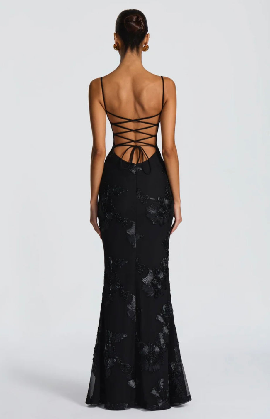 Underwired Mesh Floral Maxi Dress Women UK – Wedding Guest Garden Party Evening Gown, Cocktail