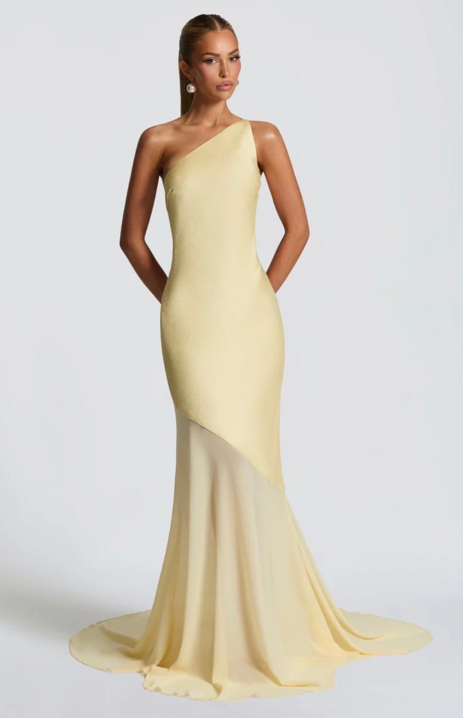 Bias-Cut Fluid Layered Maxi Dress Women UK – Wedding Guest Garden Party Evening Gown, Cocktail Attire