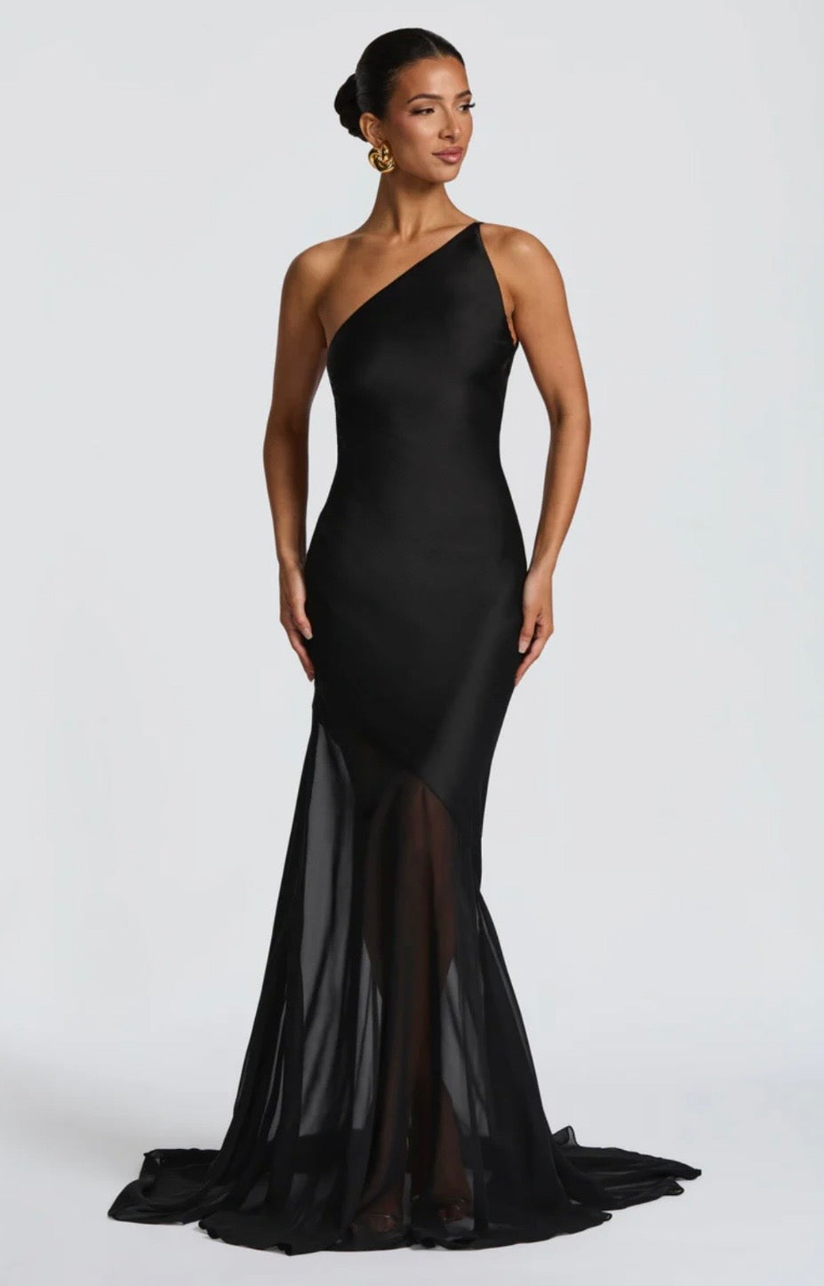 Bias-Cut Fluid Layered Maxi Dress Women UK – Wedding Guest Garden Party Evening Gown, Cocktail Attire