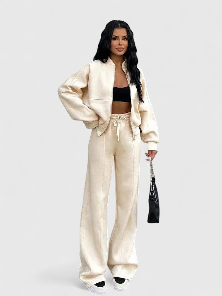 Comfortable Knit Jumper and Trousers Set for Casual Everyday Wear