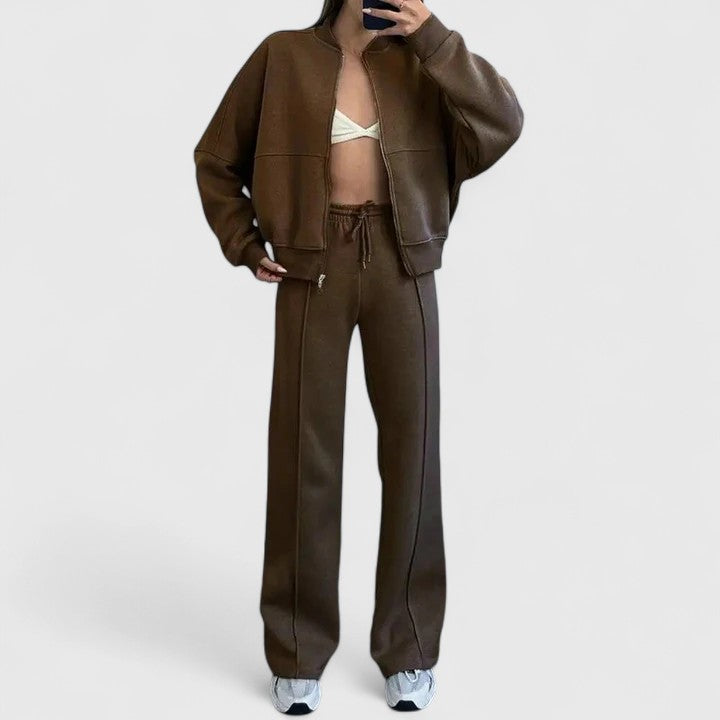 Comfortable Knit Jumper and Trousers Set for Casual Everyday Wear