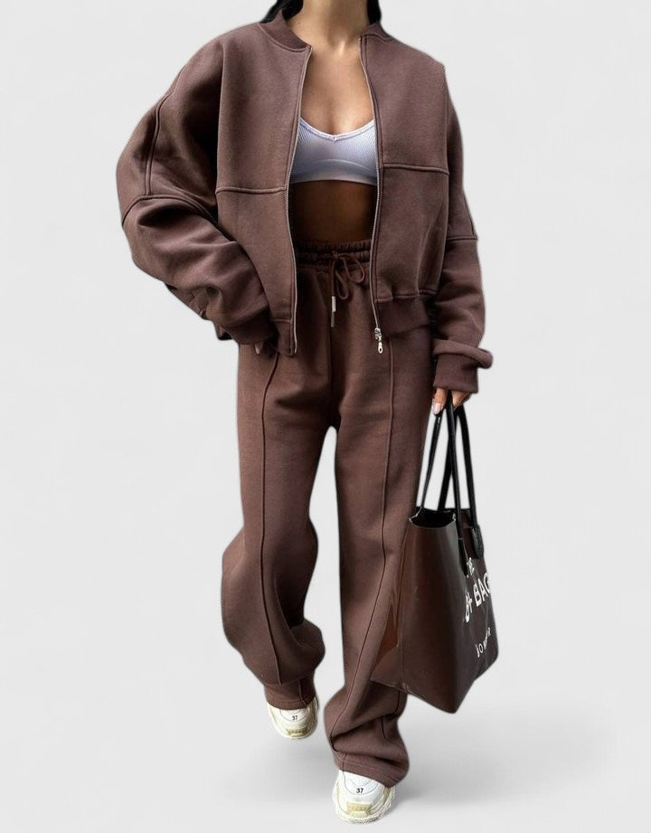 Comfortable Knit Jumper and Trousers Set for Casual Everyday Wear