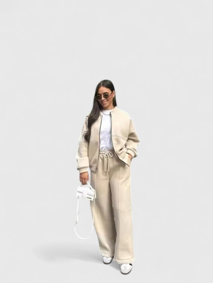 Comfortable Knit Jumper and Trousers Set for Casual Everyday Wear